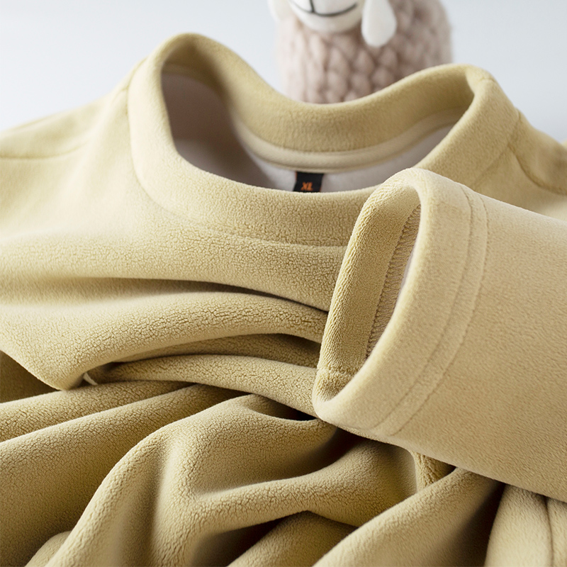 Fleece crewneck base layer t-shirt